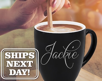 Custom Coffee Mug - Personalized Latte Mug - Coffee Mug for Gift Office Dad - Coffee Mug Name- Custom Coffee Mug for Women - Latte Mug Gift