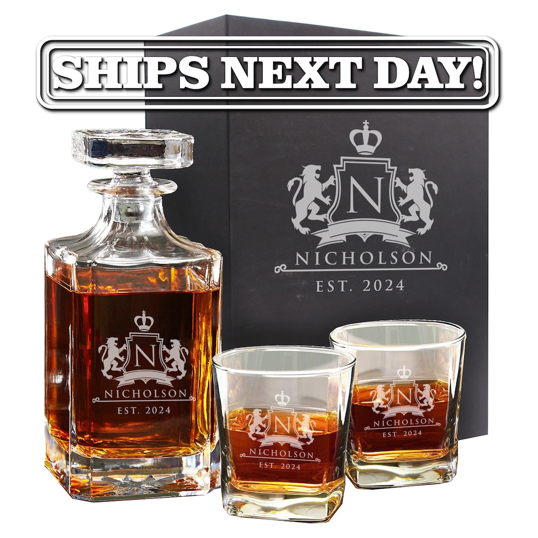 Personalized Whiskey Decanter Personalized Decanter Engraved Decanter ...