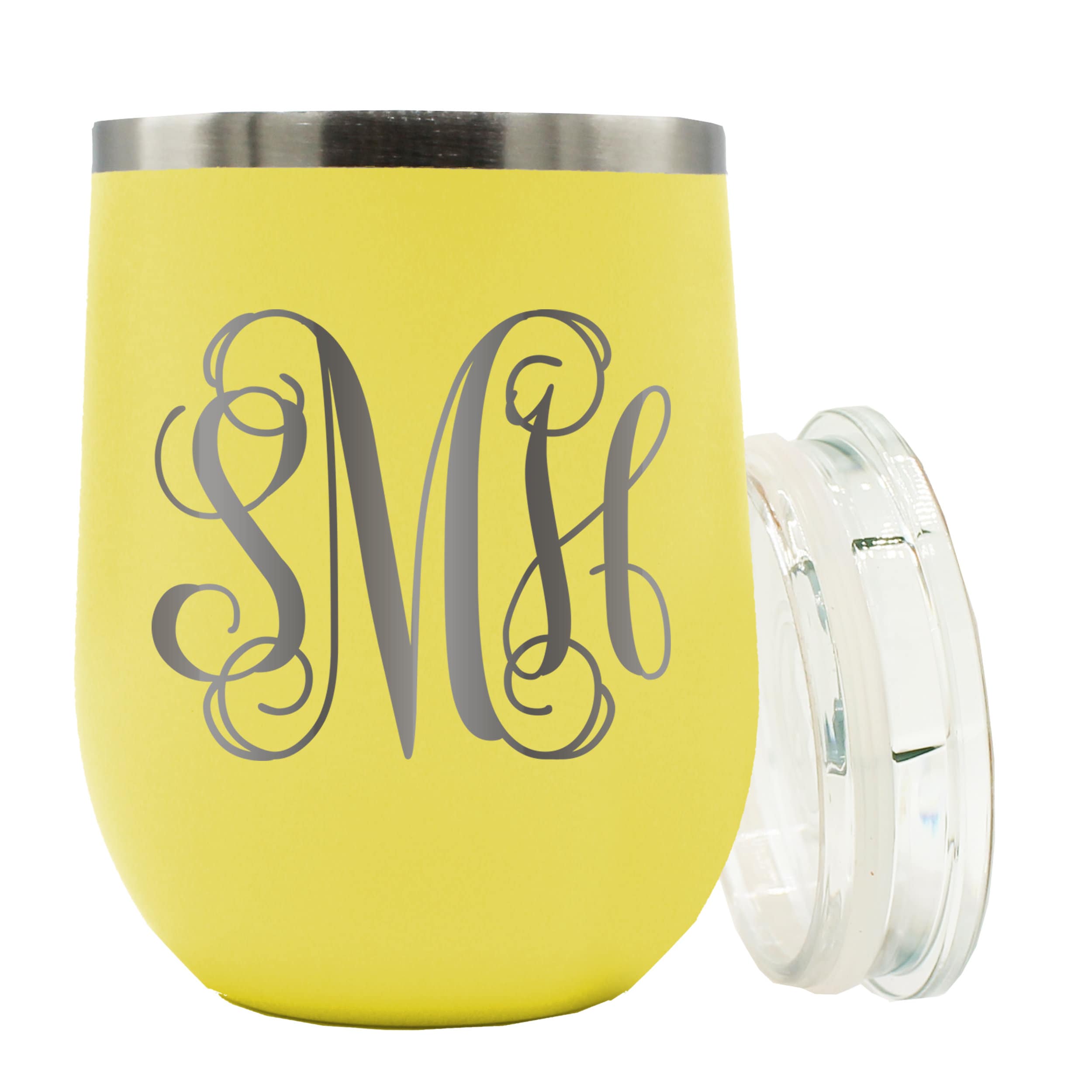 White Wine Tumbler Monogrammed Insulated Wine Tumbler Vine Etsy Australia