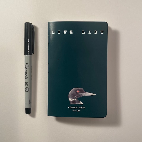 Waterproof Pocket Birding Notebook - Common Loon