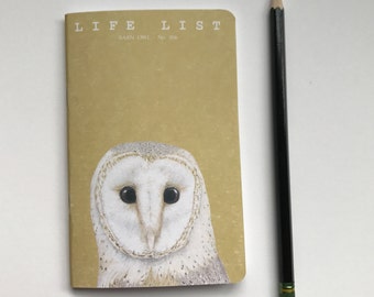 Pocket Birding Notebook - Barn Owl