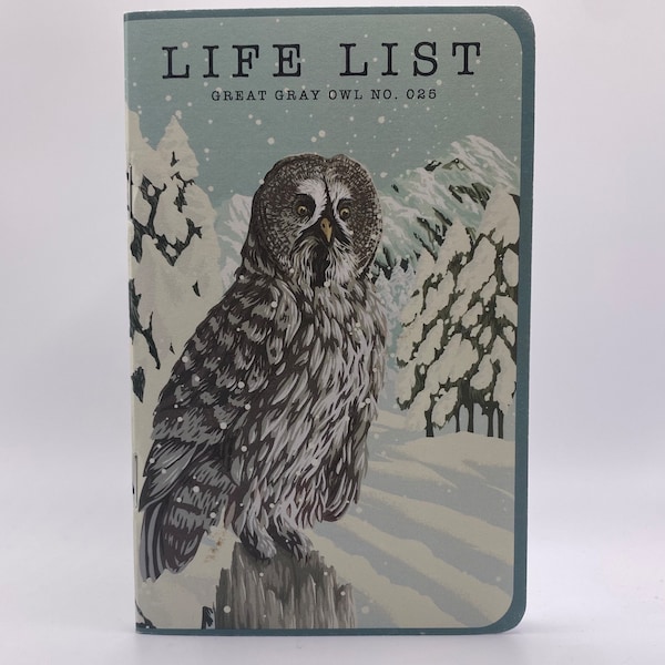 Great Gray Owl - Pocket Birding Notebook