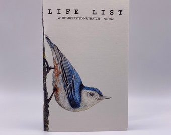 White-Breasted Nuthatch - Pocket Birding Notebook