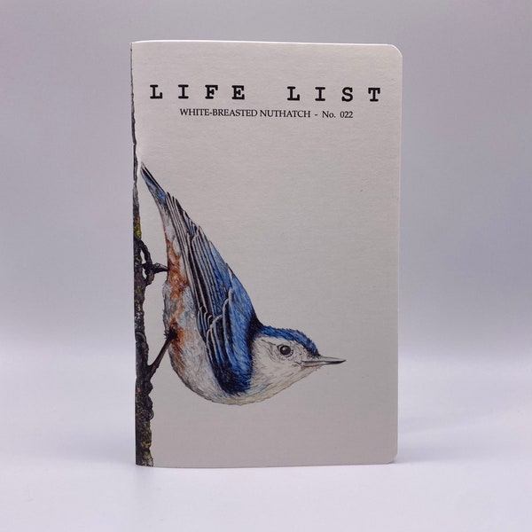 White-Breasted Nuthatch - Pocket Birding Notebook
