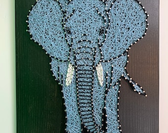 MADE TO ORDER Decorative Elephant String Art, Indian Art, Elephant