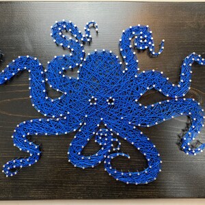 Octopus String Art - Etsy