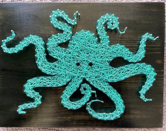 Octopus String Art