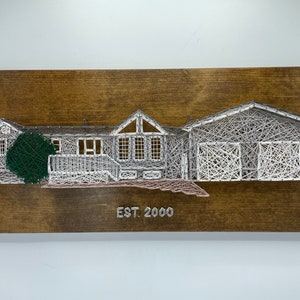 Custom Home Portrait String Art