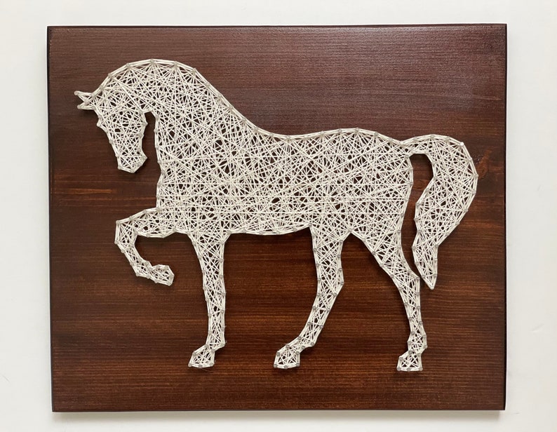Horse String Art Template - wide 8