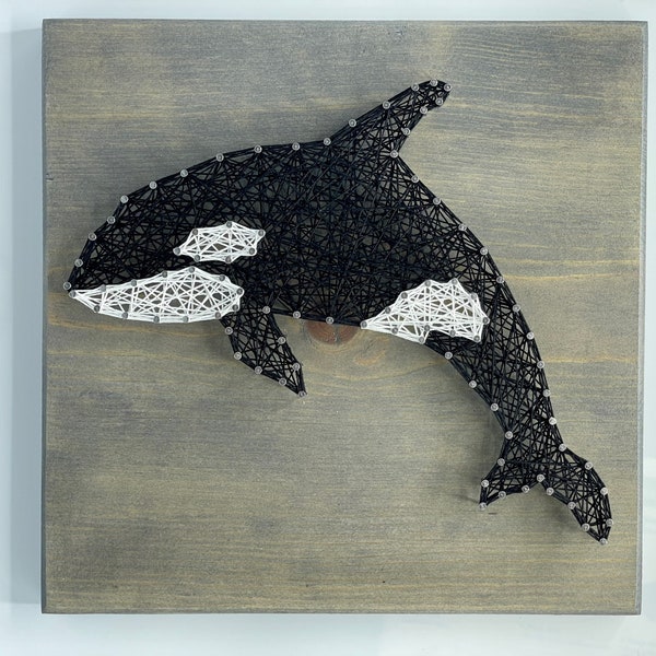 Killer Whale String Art / Orca Art