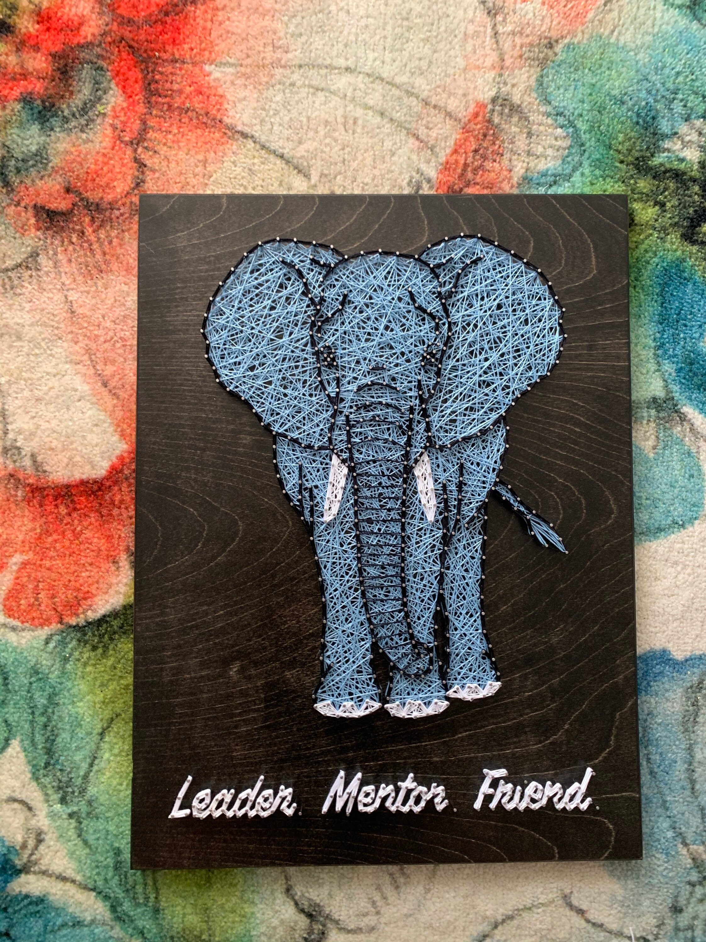Elephant String Art – Rustique Decor
