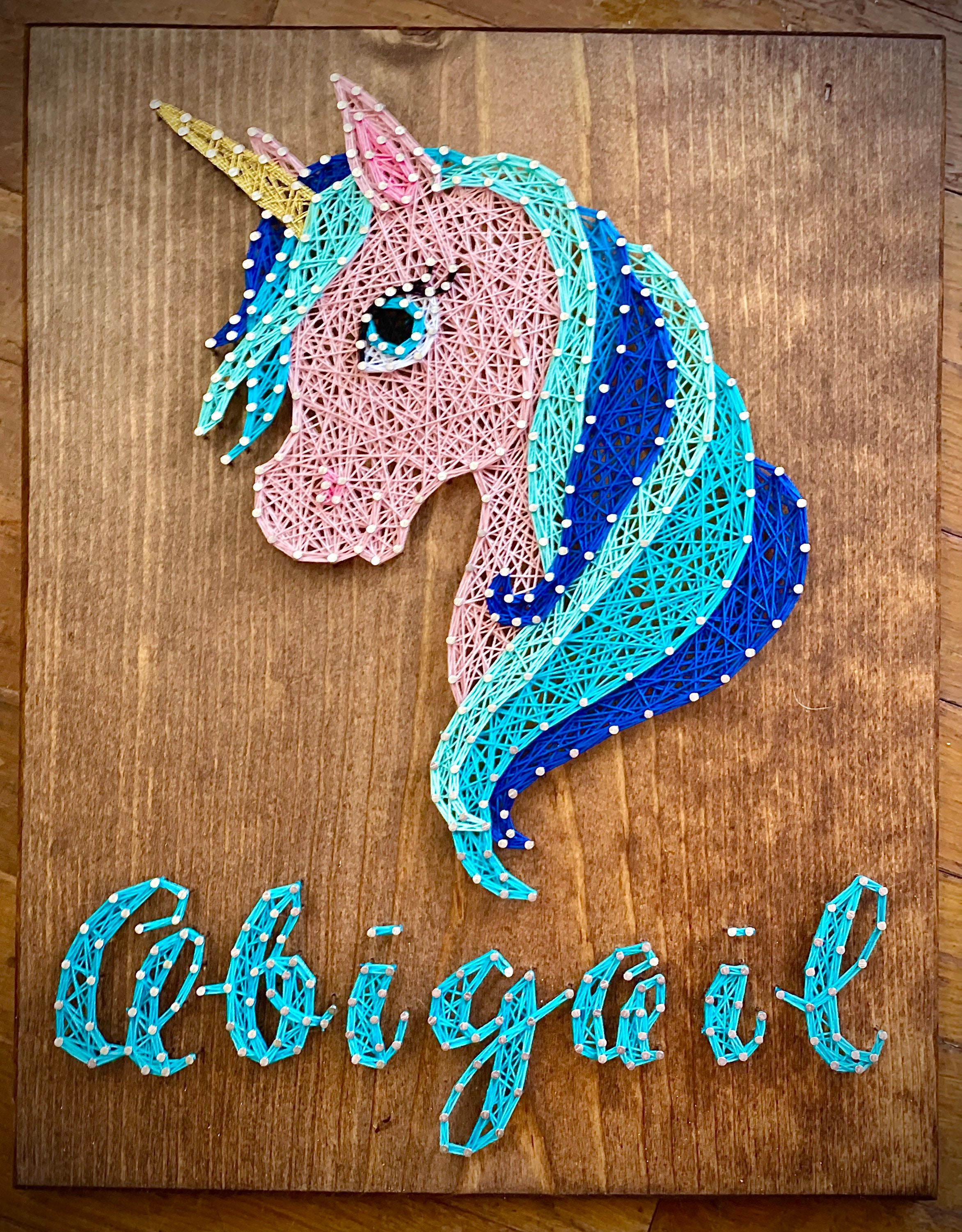 Unicorn String Art | Etsy