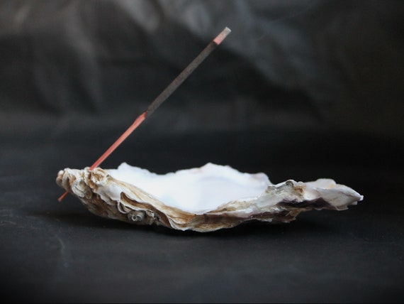 Oyster Shell Incense Holder: OOAK Altar Tool