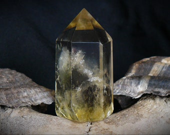 Polished Citrine Quartz Tower: Natural Healing Crystal Obelisk
