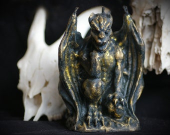 Gargoyle Statue Bienenwachs Zauberkerze: Hexerei Ritual Versorgung