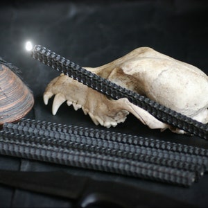 Black Beeswax Spell Candles: Ritual Ceremony Tools, Set of 5