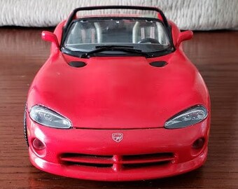 Dodge Viper RT/10 - Modèle Réduit 1/18 Burago Personnalisé « Aérofacing » - Occasion à Saisir