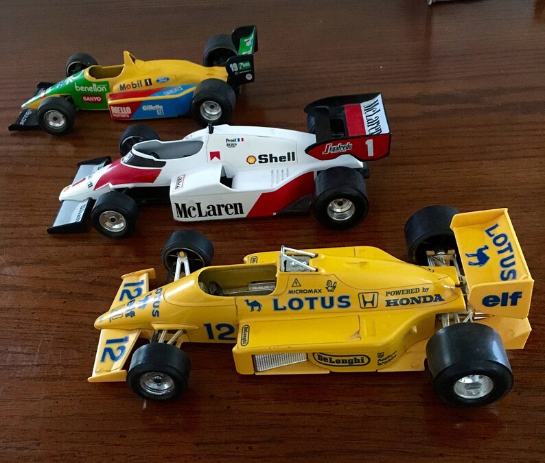 Formula One Cars Diecast Metal w/plastic parts 1/24 scale by Etsy