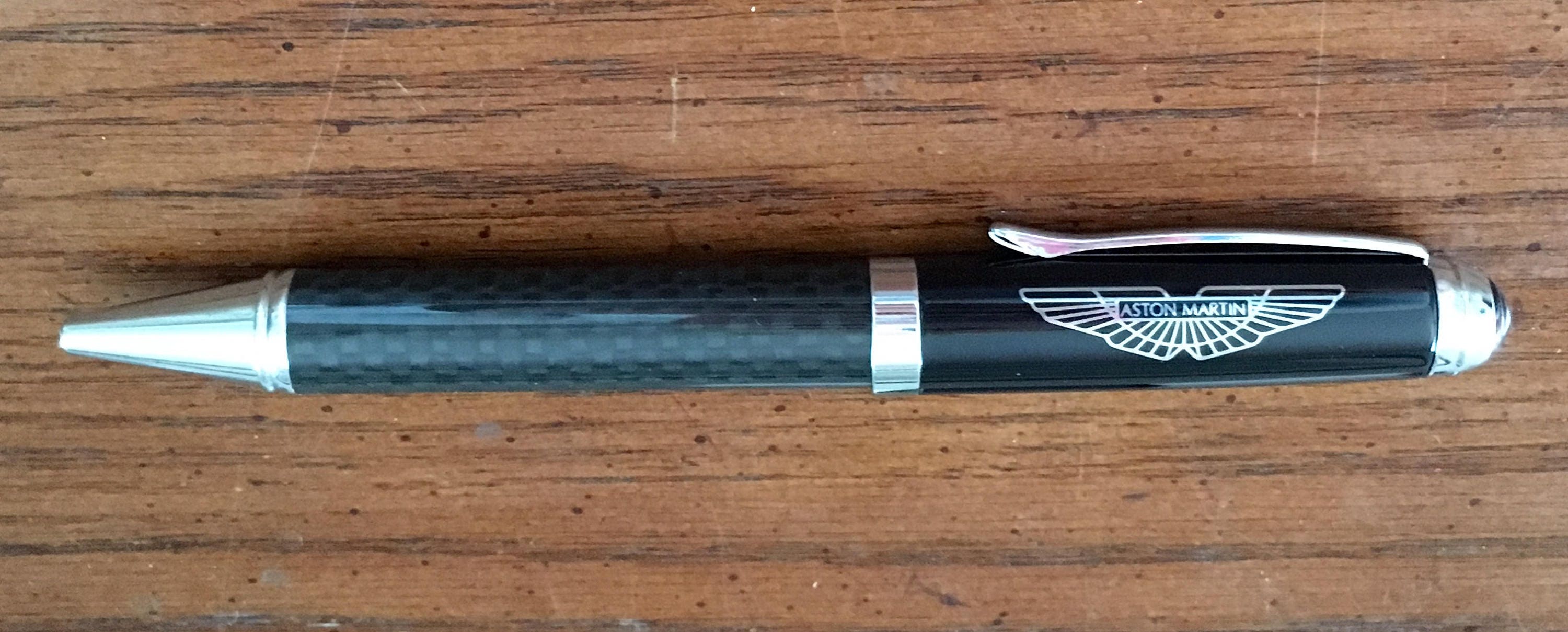 Hermoso bolígrafo escritura fibra de carbono negro Aston - Etsy México