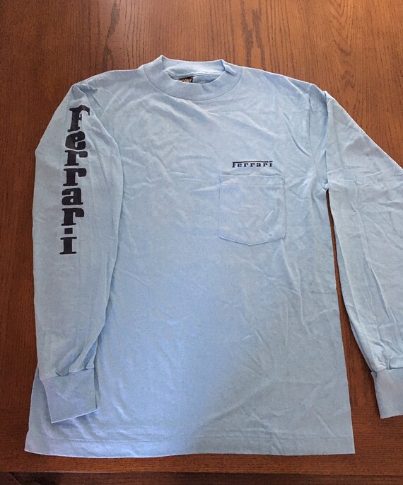 ferrari long sleeve t shirt