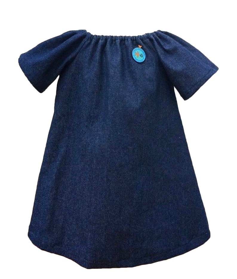 Indigo denim dress