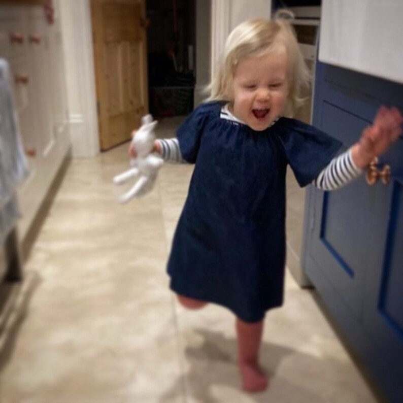 Indigo denim dress