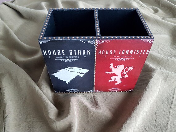 Game Of Thrones Box Wooden Box Decoupage Box Gift For Men Box Etsy