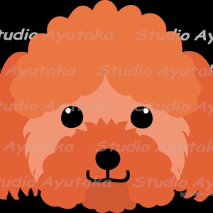 16 small dog face set, svg, png 画像 2