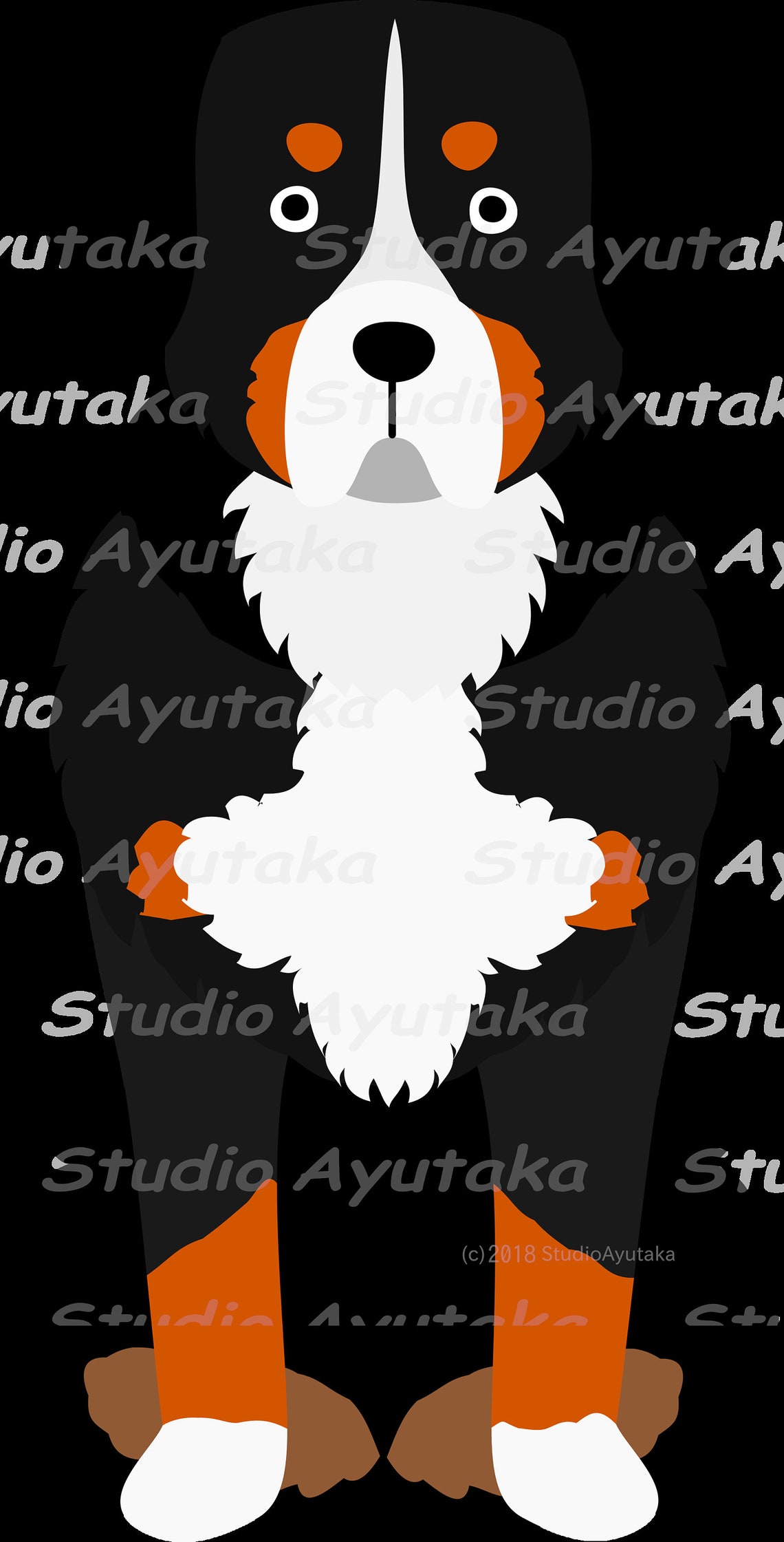 Orange Eyebrow Dog Collection Svg Png Etsy