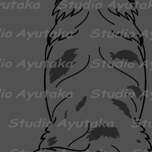 60 dogs from behind lineart big bundle, svg, png 画像 5