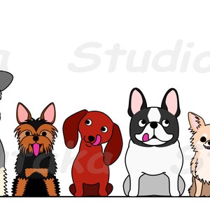 L&S dogs full border 2 bundle , svg, png 画像 4