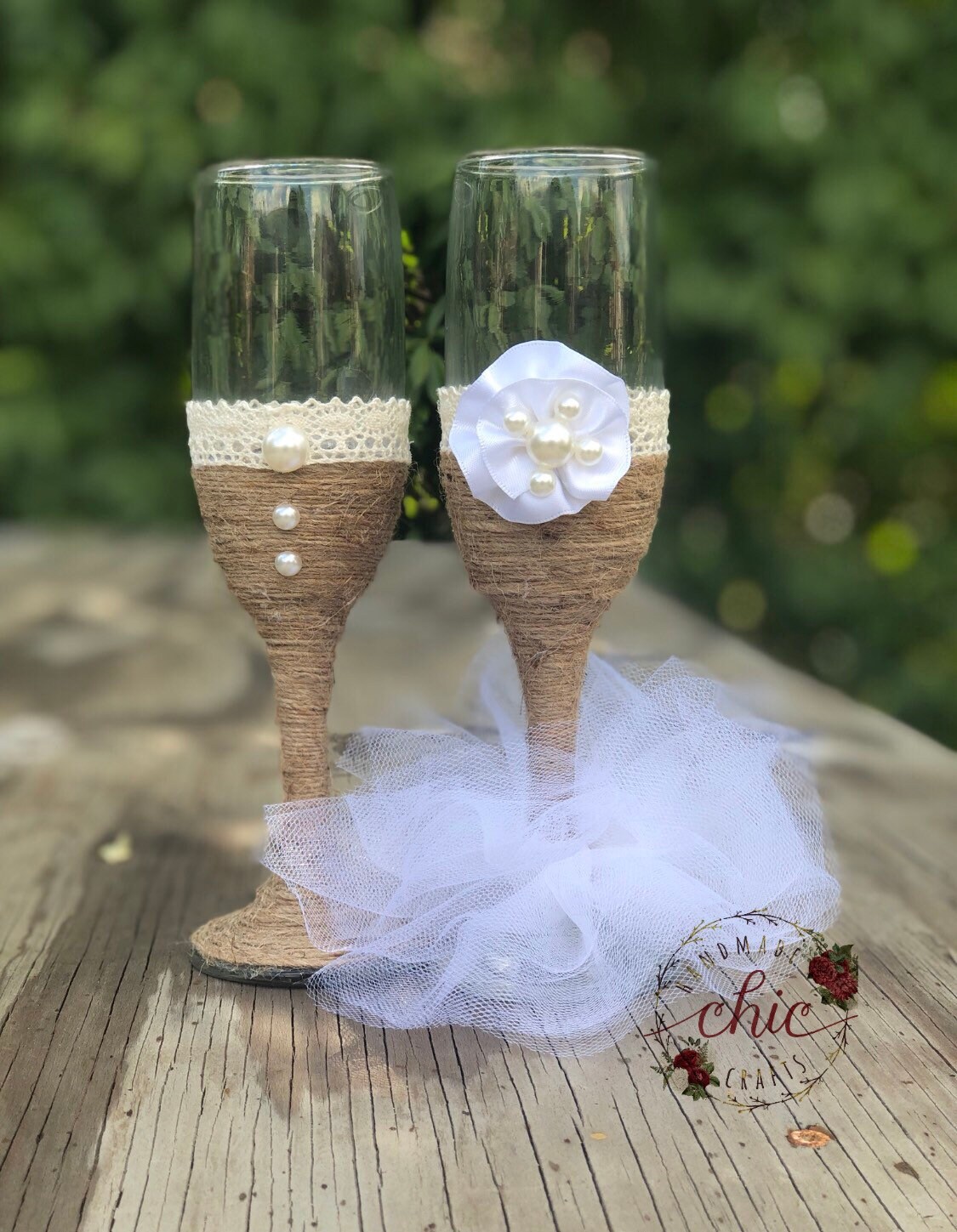 30+ Personalized Wedding Champagne Glasses