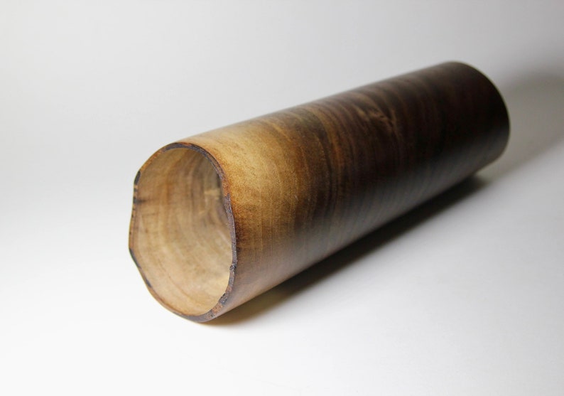 Natural Edge Black Walnut Wood Vessel Decorative