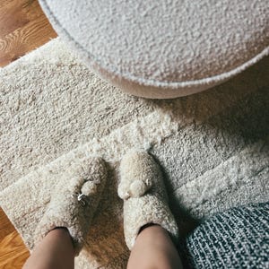 Extra Warm Sheepskin Slippers for Women | Handmade, Warm and Comfortable Sheepskin Booties | Shearling Boots | Shearling Slippers