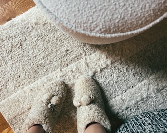 Extra Warm Sheepskin Slippers for Women | Handmade, Warm and Comfortable Sheepskin Booties | Shearling Boots | Shearling Slippers