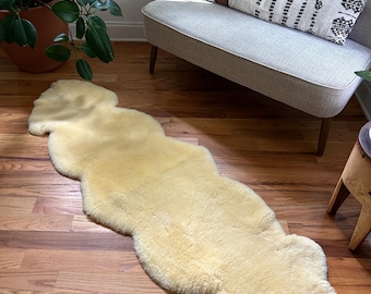 Piel de oveja doble Medical Relugan / Piel de oveja doble Medical Relugan premium / Piel de oveja doble de alta calidad / Alfombra de piel de oveja doble orgánica