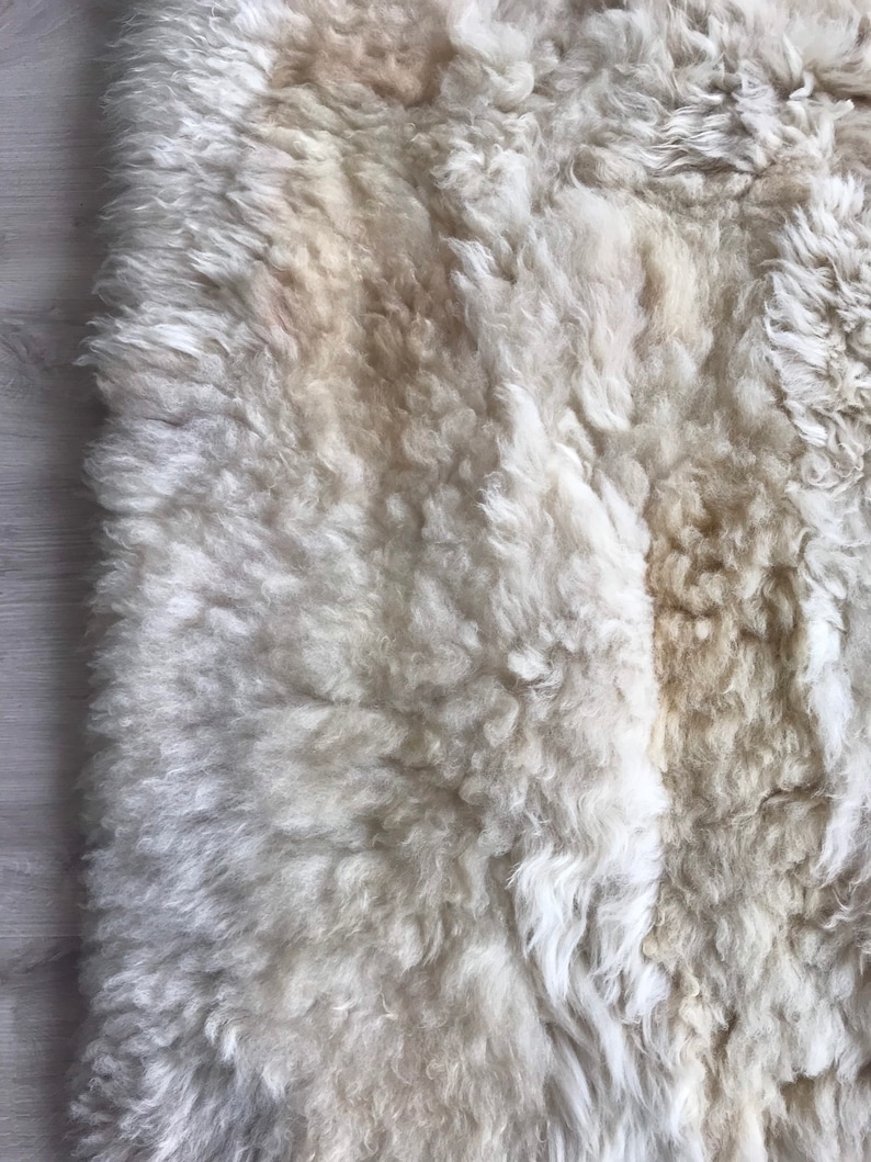 Exclusive Real SHEEPSKIN BLANKET Large Sheepskin Area Rug Etsy UK