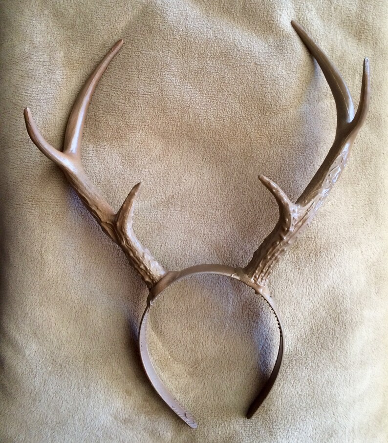 Adult Deer Antler Headband Natural Realistic Looking Adult Etsy
