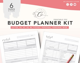 Budget Planner Kit | Printable Finance Tracker (PDF)
