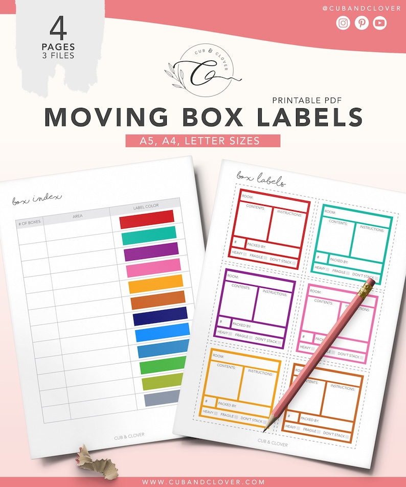 Transferring BOX LABELS Printable Residence Planner, Cleansing Planner, Relocating Bulletins, Clean Household, Shifting List, Area Planner picture regarding Printable Moving Labels named Going BOX LABELS Printable Family members Planner, Cleansing Planner, Transferring Bulletins, Contemporary Dwelling, Shifting Record, Place Planner