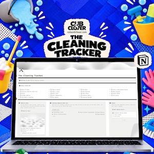 Cleaning Schedule Notion Template | Chore Tracker & Home Upkeep