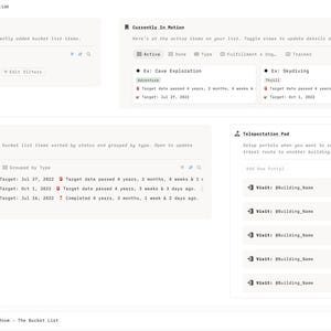Desktop preview of the shipped Notion template.