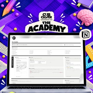 Studentenplanner-sjabloon voor Notion | Lessen, opdrachten, flashcards en studiedashboard