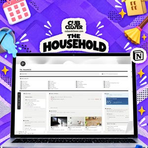 Notion Household Planner | Chores, Cleaning and Home Inventory