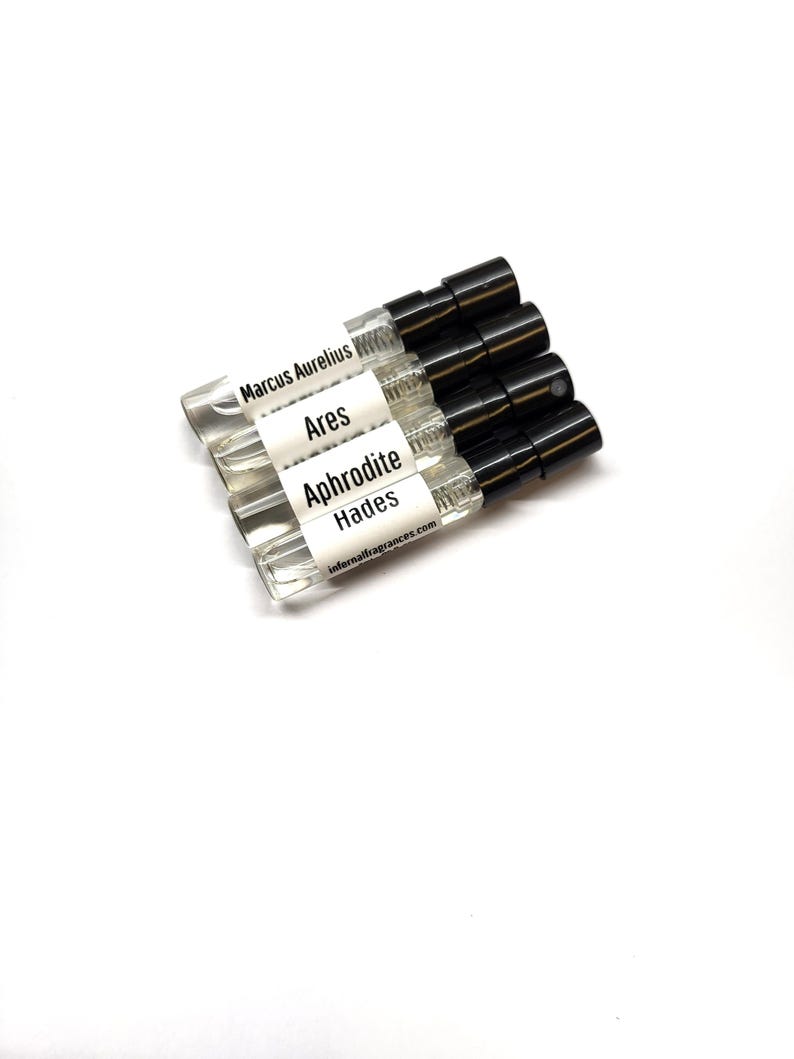 2ml Sample Bottle | Cologne and Perfume Testers | Greek Mythology Collection | Infernal Fragrances immagine 7