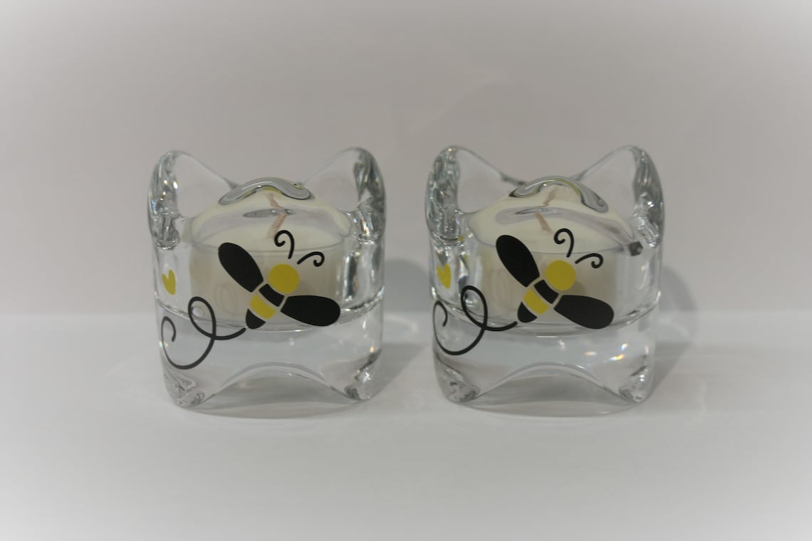 Bumble Bee Tealight Holder Set of 2 Etsy