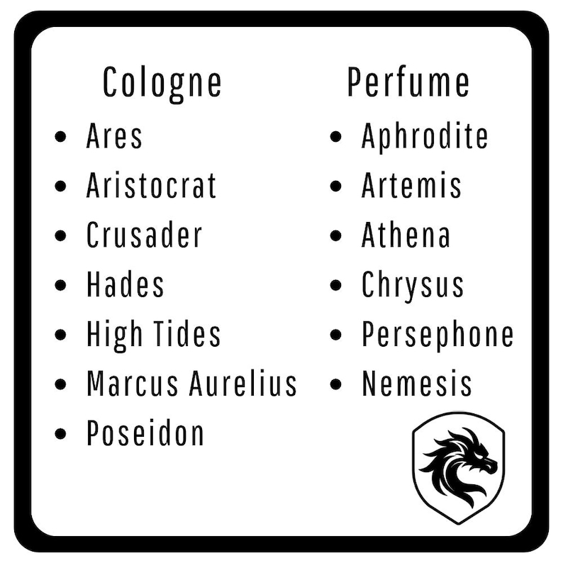 2ml Sample Bottle | Cologne and Perfume Testers | Greek Mythology Collection | Infernal Fragrances immagine 2