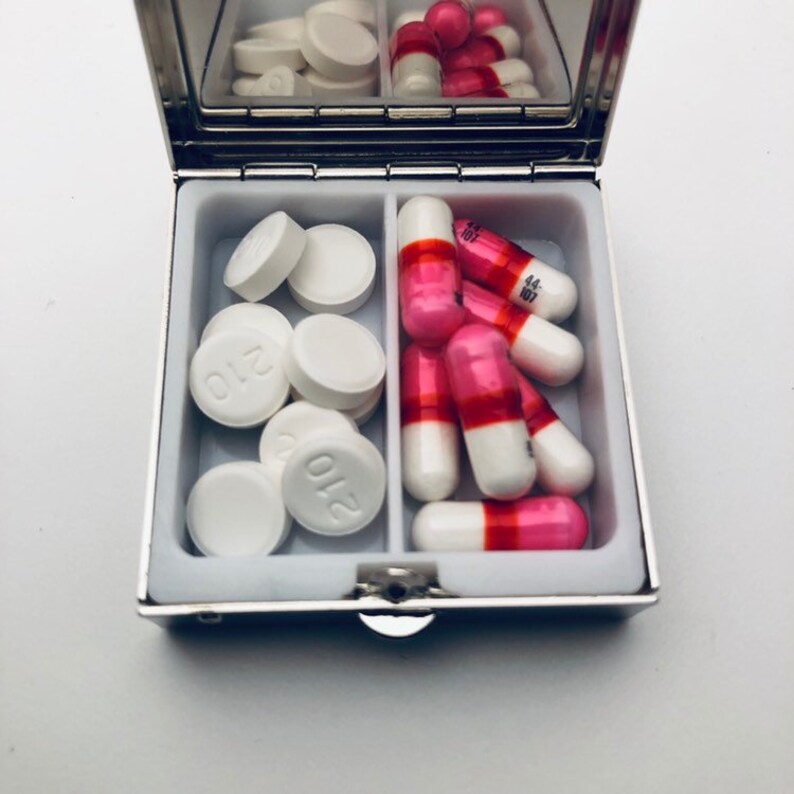 New Pill Box Pill Case Jewelry Box Trinket Box Pill Etsy