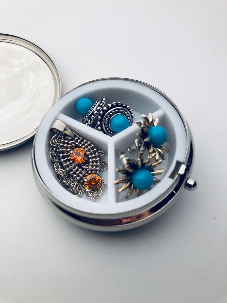 New Pill Box Pill Case Jewelry Box Trinket Box Pill Etsy