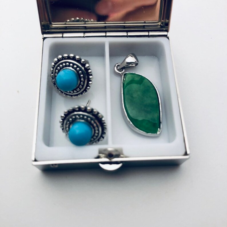 New Square Pill Box Pill Case Jewelry Box Trinket Box Pill Etsy